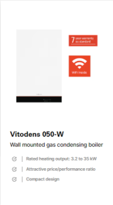 vitodens 050 gas boiler